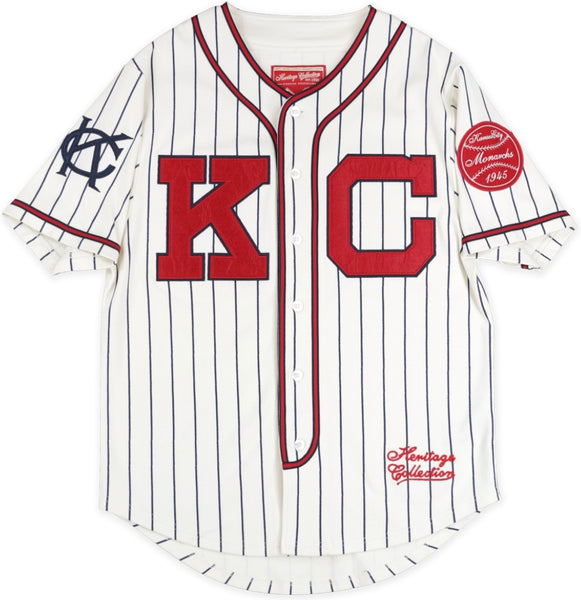 Big Boy Kansas City Monarchs S2 Heritage Mens Baseball Jersey [Ivory White]