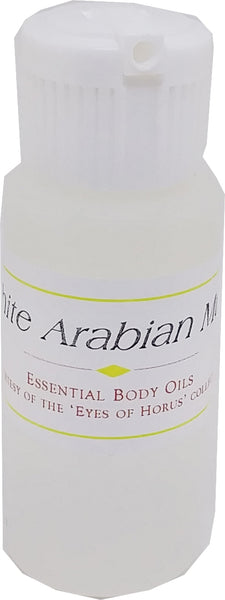 White Arabian Musk Scented Body Oil Fragrance