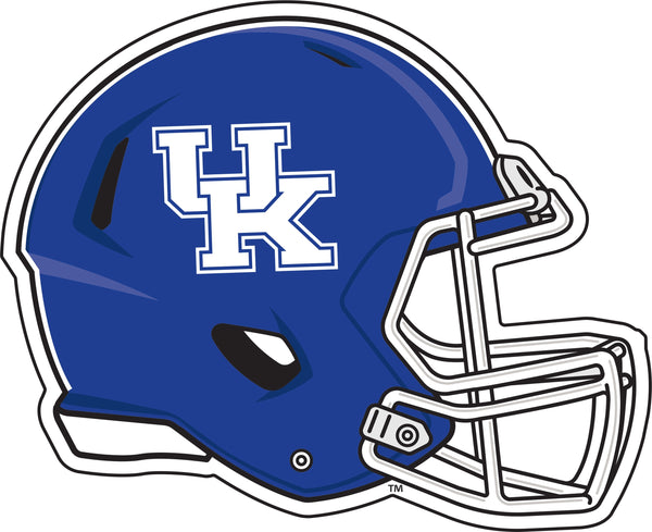 Kentucky Wildcats Football Helmet Logo Reflective Decal Sticker [Blue/White - 4"]