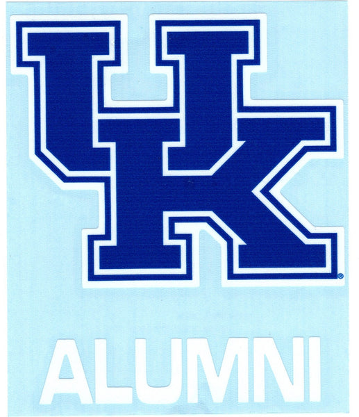 University of Kentucky Alumni UK Logo Decal Sticker [Blue/White - 5"]