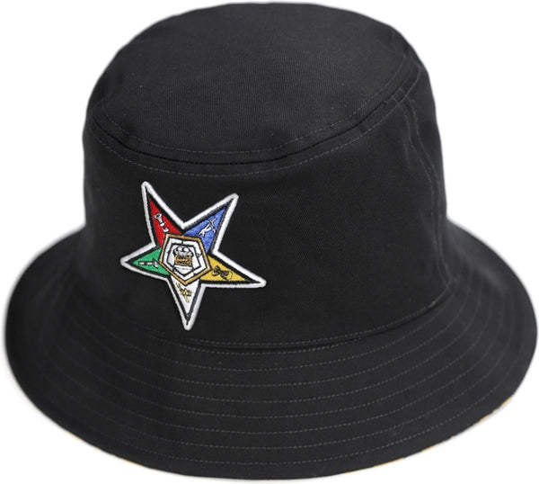 Big Boy Eastern Star Divine S145 Reversible Bucket Hat [Black/White]
