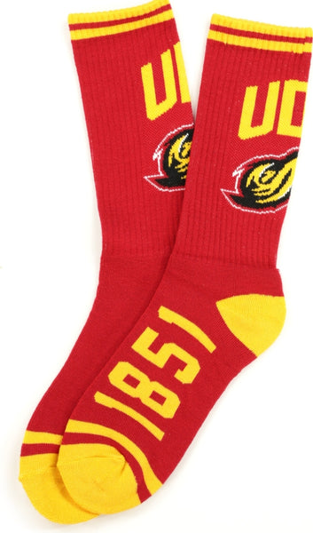 Big Boy District Of Columbia Firebirds S5 Athletic Mens Socks [Crimson Red]