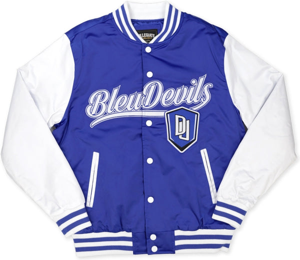 Big Boy Dillard Bleu Devils S7 Light Weight Mens Baseball Jacket [Royal Blue]