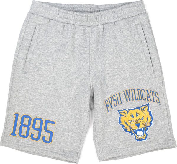 Big Boy Fort Valley State Wildcats S1 Mens Sweat Short Pants [Grey]