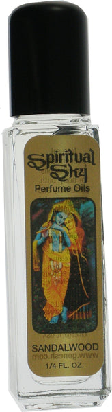 Gonesh Spiritual Sky Sandalwood Scented Perfume Oil [Pre-Pack - Clear - 1/4 oz.]