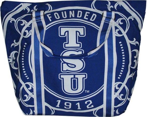 Big Boy Tennessee State Tigers S1 Canvas Tote Bag [Royal Blue - 20" x 15"]