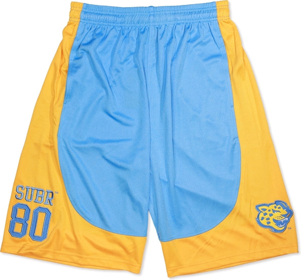 Big Boy Southern Jaguars S2 Mens Basketball Shorts [Sky Blue]