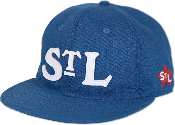 Big Boy St. Louis Stars Heritage Collection S141 Mens Wool Cap [Royal Blue - Adjustable Size]