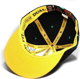 Big Boy Pittsburgh Crawfords S141 Mens Fitted Cap [Black/Gold - X-Large]