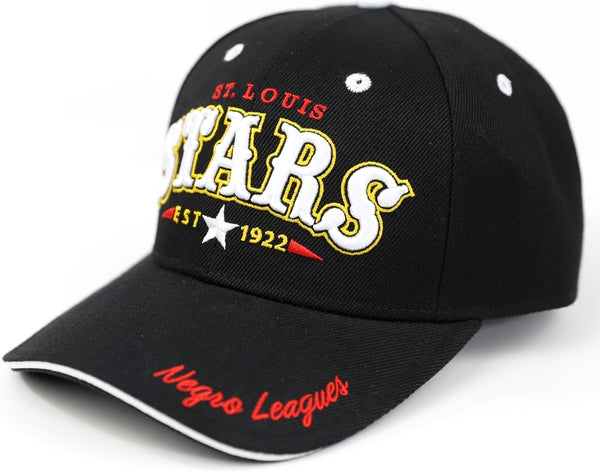 Big Boy St. Louis Stars Legends S142 Mens Baseball Cap [Black - Adjustable Size]