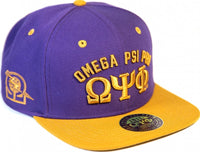 Big Boy Omega Psi Phi Divine 9 S143 Mens Snapback Cap [Purple - Adjustable Size]