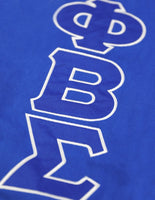 Big Boy Phi Beta Sigma Divine 9 S11 Mens Racing Twill Jacket [Royal Blue]