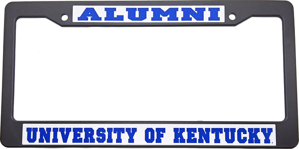 University of Kentucky Alumni Text Decal Plastic License Plate Frame [Black - Car or Truck]