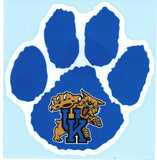 Kentucky Wildcats Paw Logo Decal Sticker [White]