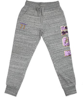 Big Boy Alcorn State Braves Ladies Jogger Sweatpants [Grey]