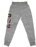 Big Boy Alcorn State Braves Ladies Jogger Sweatpants [Grey]