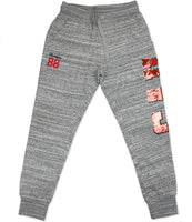 Big Boy Clark Atlanta Panthers Ladies Jogger Sweatpants [Grey]
