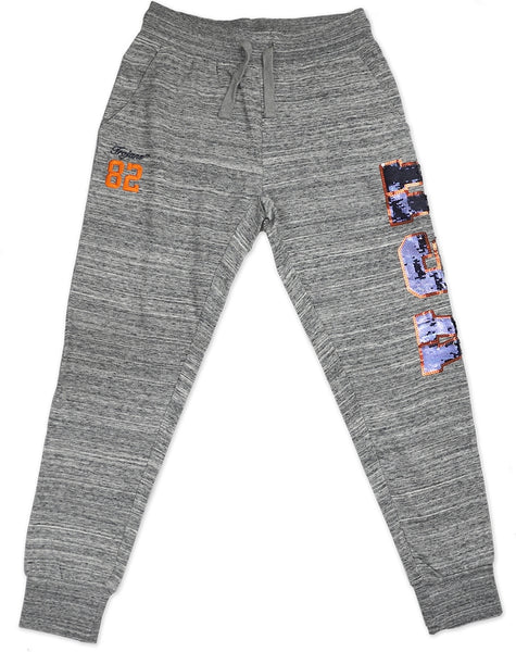 Big Boy Virginia State Trojans Ladies Jogger Sweatpants [Grey]
