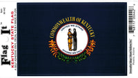 Innovative Ideas Flag It Kentucky State Flag Self Adhesive Vinyl Decal [Navy Blue]