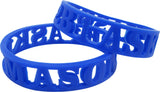 Mason 3D Cut Out Silicone Bracelet [Blue]