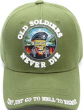 Old Soldiers Never Die Mens Cap [Olive Green]