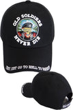 Old Soldiers Never Die Mens Cap [Black]