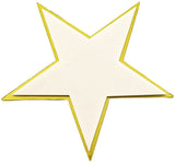 Eastern Star Symbol Die-Cut Car Badge [White]