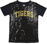 Big Boy Grambling State Tigers S3 Ladies Sequins Tee [Black]