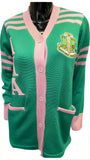 Buffalo Dallas Alpha Kappa Alpha Cardigan [Green]