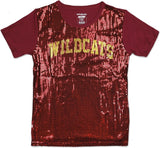 Big Boy Bethune-Cookman Wildcats S3 Ladies Sequins Tee [Maroon]