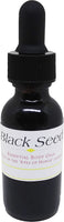 100% Pure Cold Pressed Black Seed Essential Oil [Black - 1 oz. - Brown Amber Glass - Glass Dropper Top]