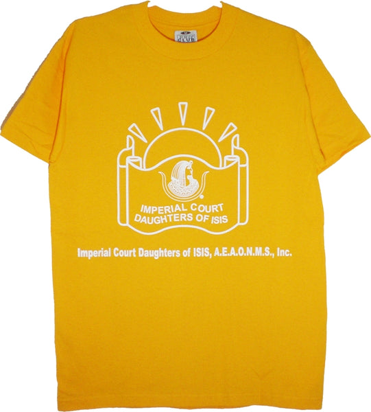 Daughters Of Isis Symbol Imperial Court T-Shirt [Gold]