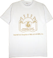Daughters Of Isis Symbol Imperial Court T-Shirt [White]