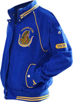 Big Boy Daughters Of Isis PHA Divine Ladies Letterman Twill Jacket [Royal Blue]