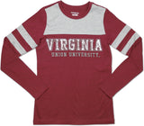 Big Boy Virginia Union Panthers Ladies Long Sleeve Tee [Maroon]
