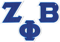 Zeta Phi Beta Twill Letter Iron-On Patch Set [Blue]