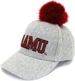 Big Boy Alabama A&M Bulldogs S148 Ladies Pom Pom Cap [Grey]