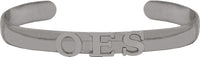 Order of the Eastern Star Bangle Bracelet [Silver]