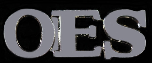 Order of the Eastern Star Letters Lapel Pin [Silver]