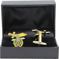Shriner Shield Cuff Links [Gold]