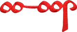 Delta Sigma Theta Oo-Oop Iron-On Patch [Red]