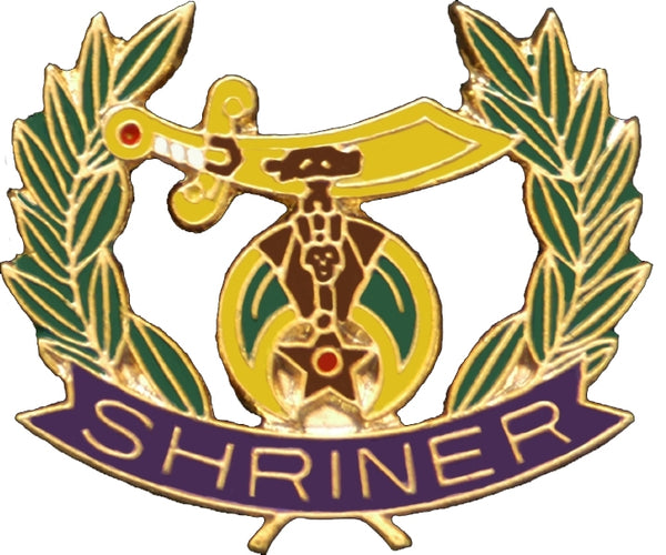 Shriner Wreath Lapel Pin [Gold]