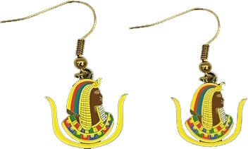 Daughters of Isis Symbol Earrings [Gold]