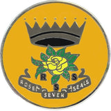 Rose of the Seven Seals Lapel Pin [Gold]