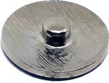 Heroines of Jericho Single Snap Button with Crystals [Silver]