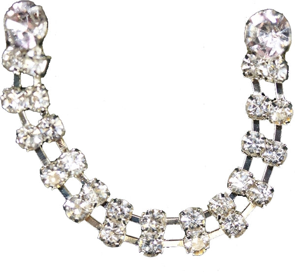 Shriner Double Row Fez Tassel Holder [Silver]