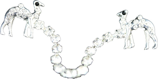 Shriner Camel Single Row Fez Tassel Holder [Silver]