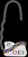 Order of the Eastern Star Metal/Matte Purse Hanger [Silver]