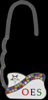 Order of the Eastern Star Metal/Matte Purse Hanger [Silver]