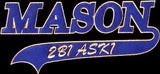 Mason Tail Tackle Twill Iron-On Patch [Blue]